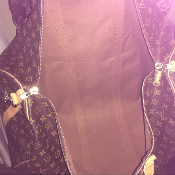 LOUIS VUITTON BANDOULIERE KEEPALL DUFFLE BAG 60 - Picture 7 of 14